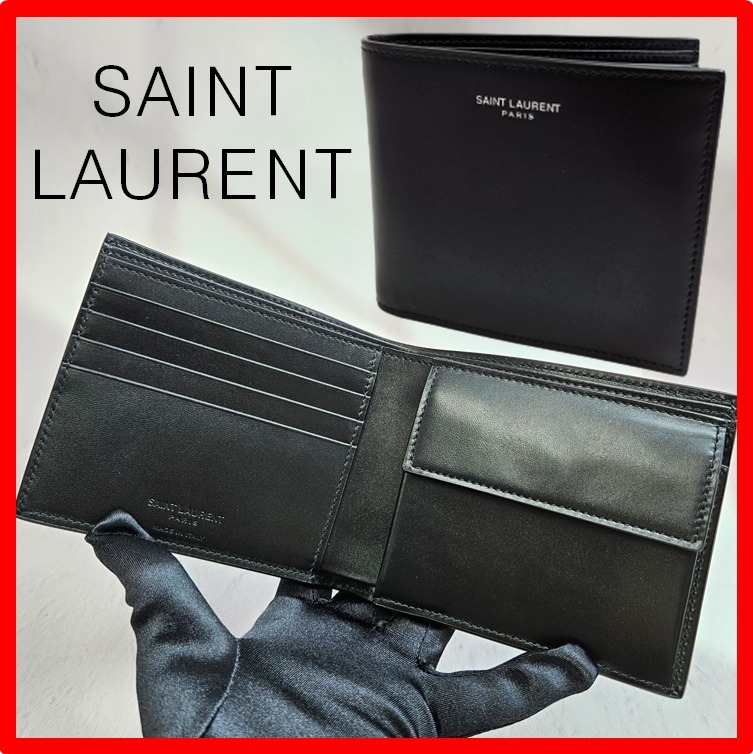 ★【SAINT LAURENT】★クラシック ウォレット コインポーチ★