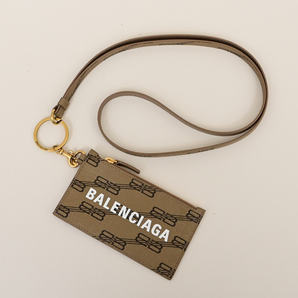 BALENCIAGA カード フラグメントケース キーリング付き 594548