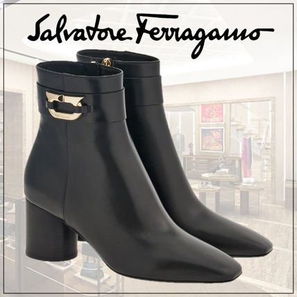 25.5cm FERRAGAMO(フェラガモ) ショートブーツ・ブーティ(レディース