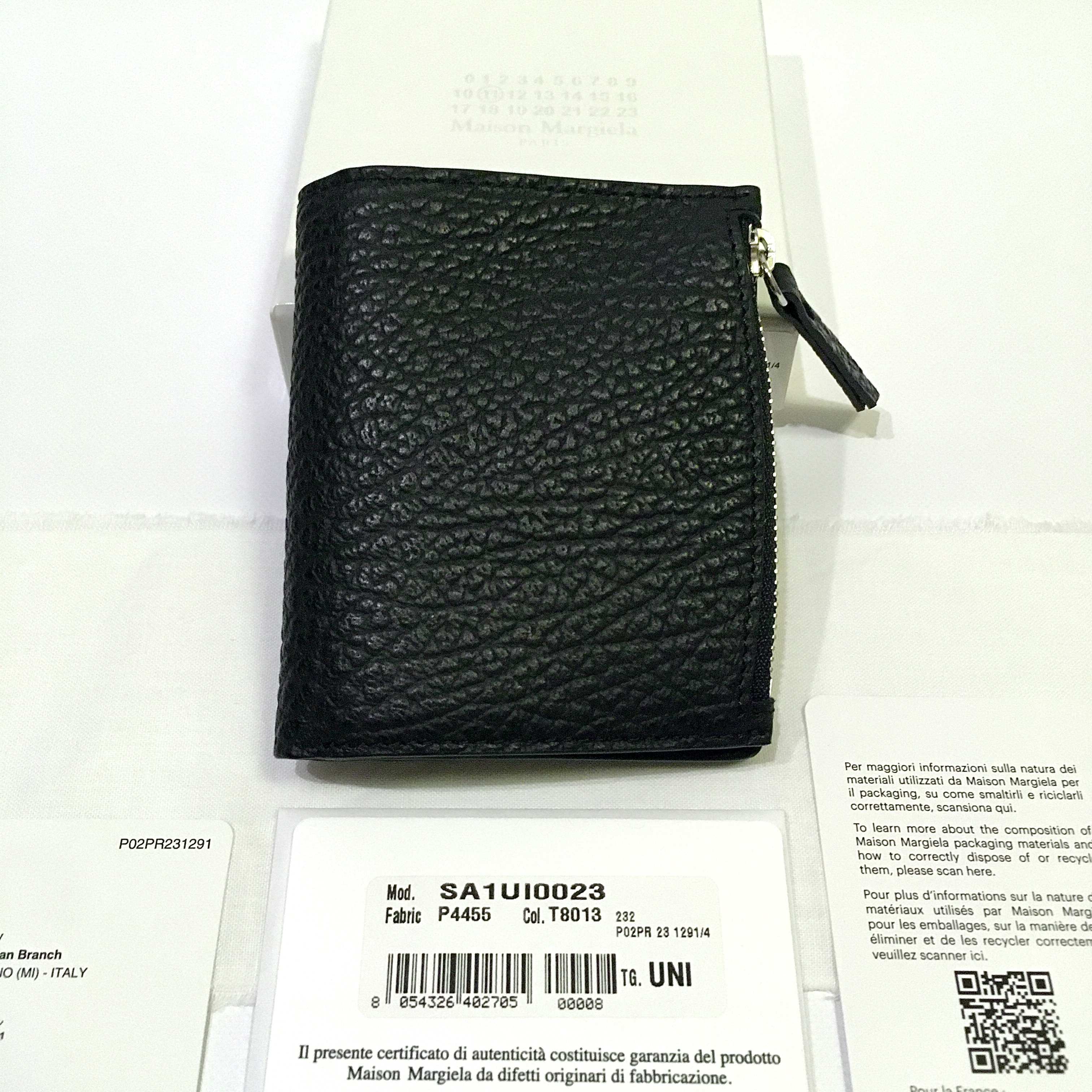 Maison Margiela フリップフラップ レザー ウォレット 折り財布