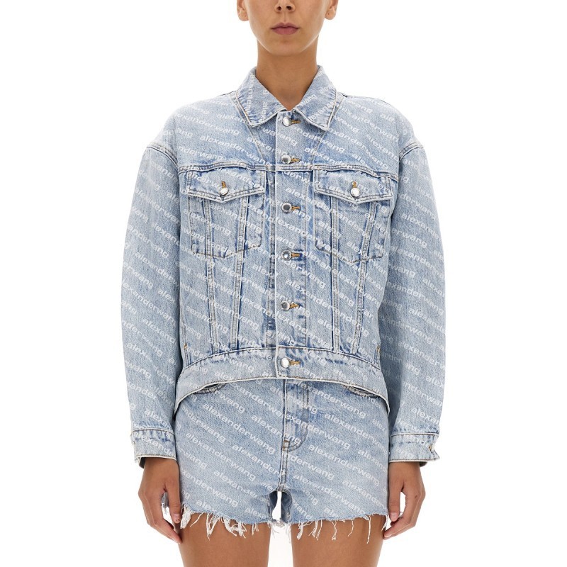 ジャケット Alexander Wang FW23 ALL OVER LOGO JACKET (4DC2202756_270)