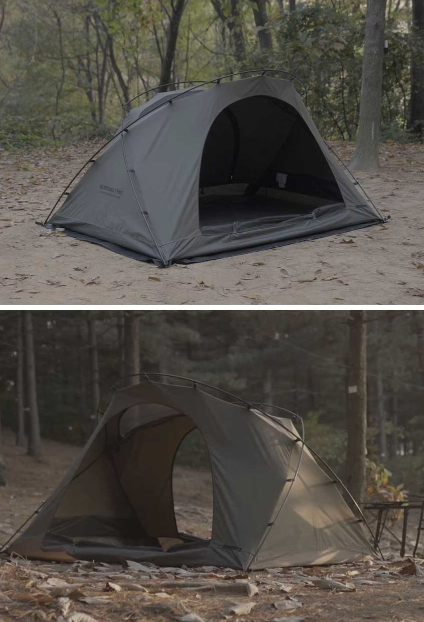 Amazon.com : CAMVIL GODONG 2 Person Canvas Camping Tent with