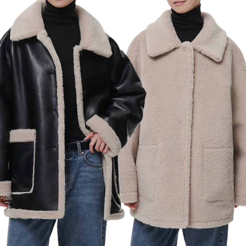 MUSINSA STANDARD LADY'S_リバーシブルビーガンレザーコート