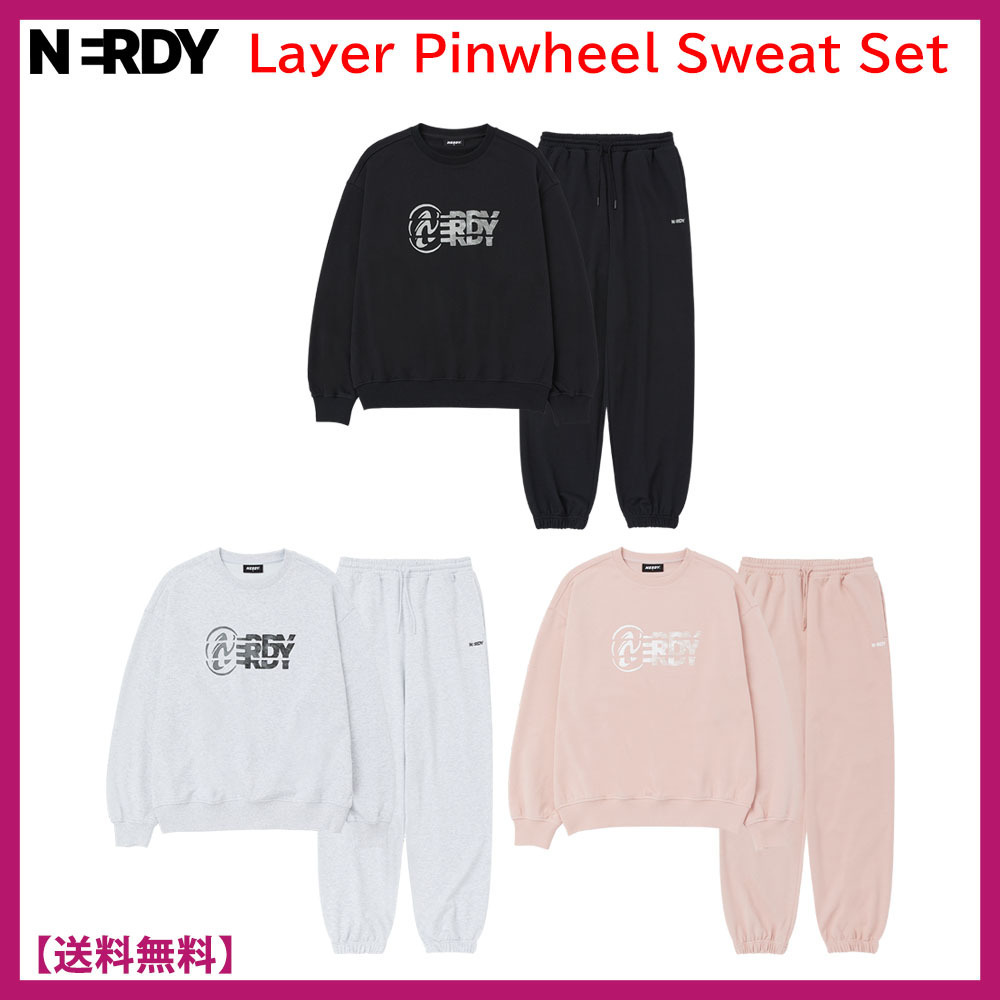 ★23AW★ノルディ★Layer Pinwheel Sweat Set★スウェットセット