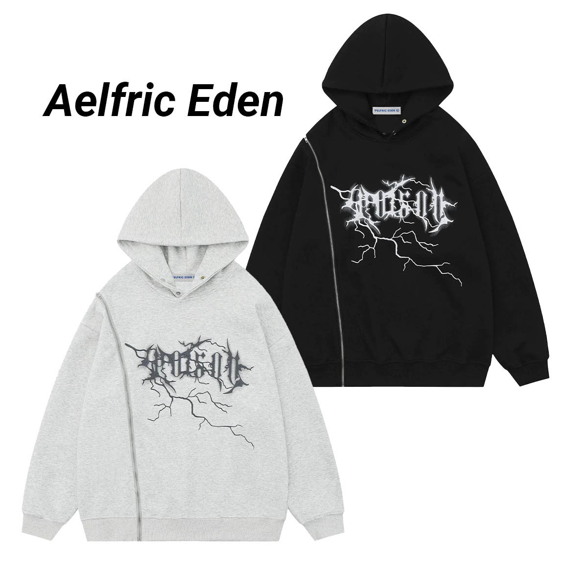 ◆Aelfric Eden◆ZIP UP ライトニング パーカー 2color 送料込