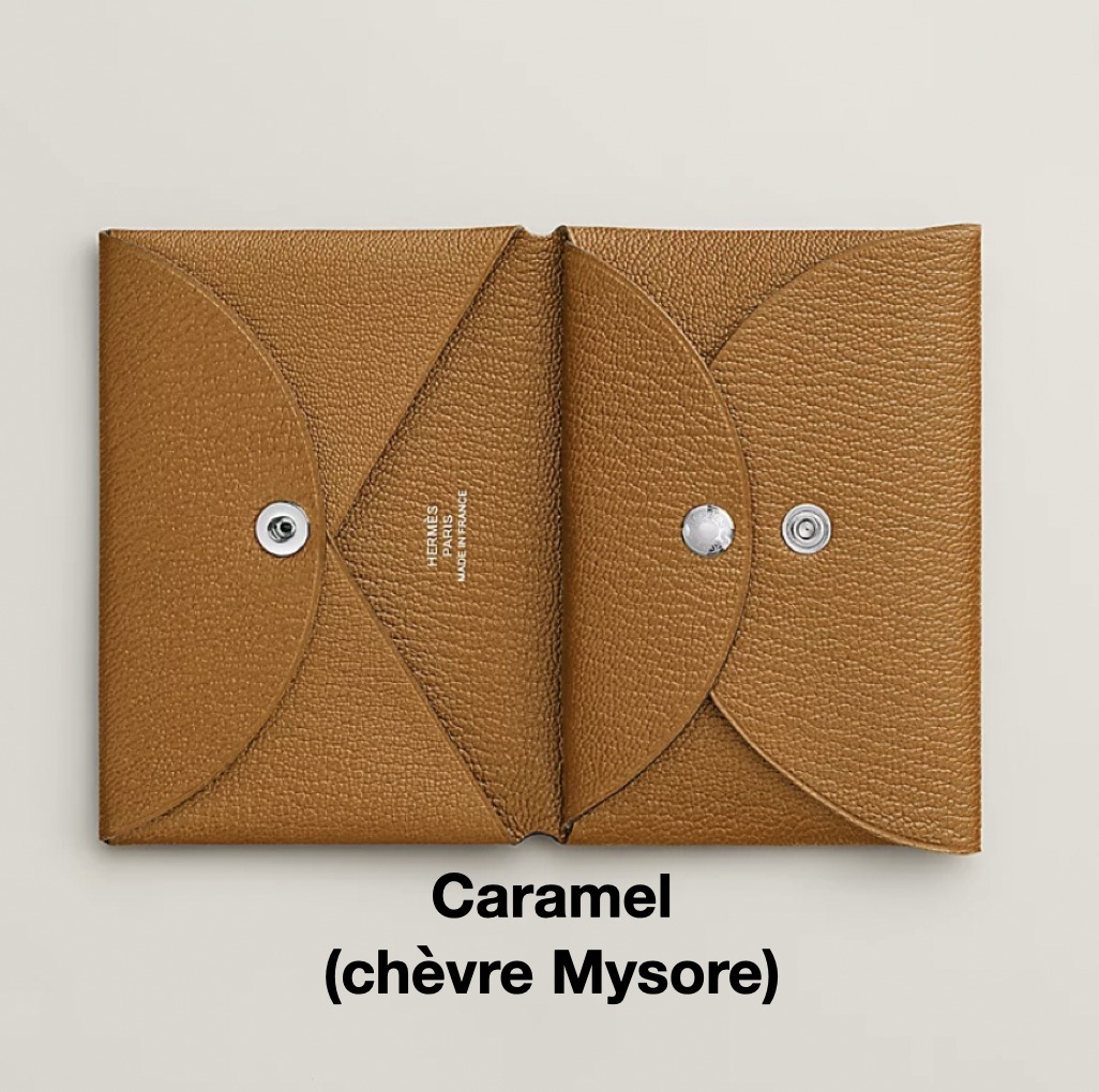 入手困難 《Hermes》Calvi Duo カードケース エプソン 色豊富