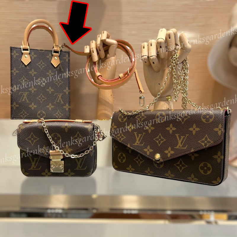 Louis Vuitton MONOGRAM Petit sac plat (M81295)