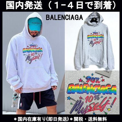 ユニセックス【国内発送★BALENCIAGA】サーファー ロゴ パーカー ユニセックス BALENCIAGA(バレンシアガ) パーカー・フーディ
