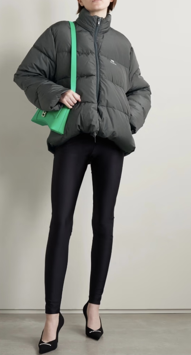 【BALENCIAGA】C-shape hooded quilted shell jacket ジャケット