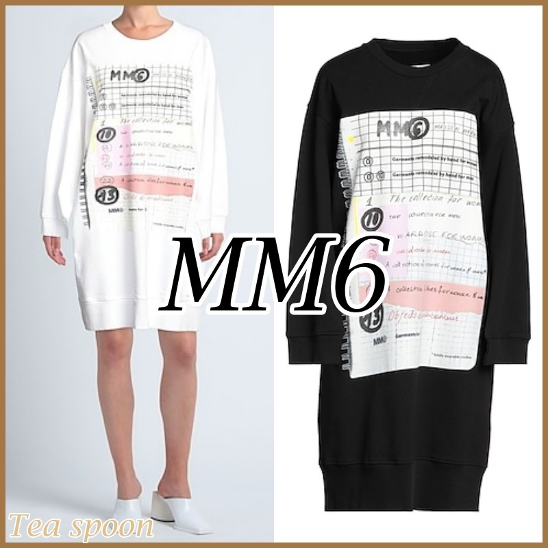 MM6 Maison Margiela◆ロゴ スウェットワンピース 送料込