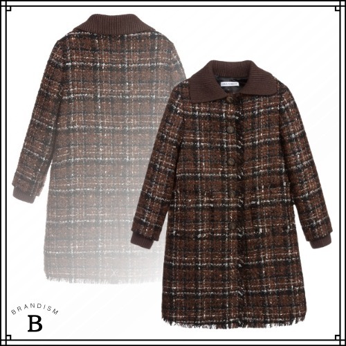 1er Arrondissement チェック ロングコート - ジャケット