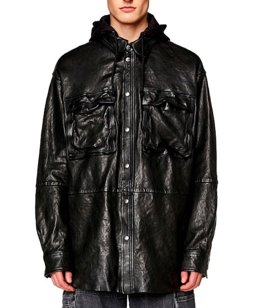 JUNRED｜ダブルZIPシンセティックレザーブルゾン | Rakuten