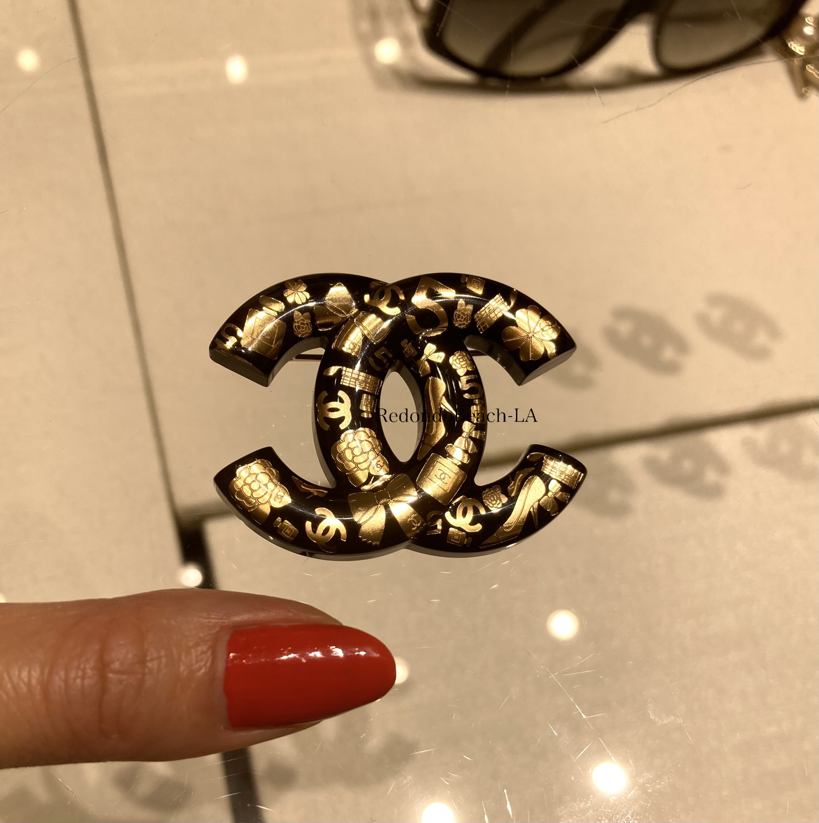 【希少】大人の優雅に煌めき輝く★CHANEL★ブローチ★数量限定