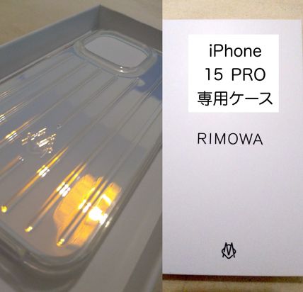 RIMOWA Smart Phone Cases Unisex Logo Sheer iPhone 15 Pro Smart Phone Cases