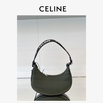 Celine Ava Womens Shoulder Bags, Green