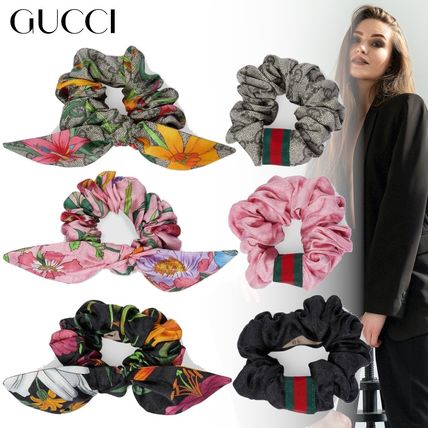 GUCCI Fine Jewelry Costume Jewelry Casual Style Unisex Flower Street Style