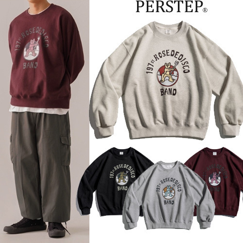 PERSTEP正規品★23AW★Rose Disco ヘビーウェイトトレーナー