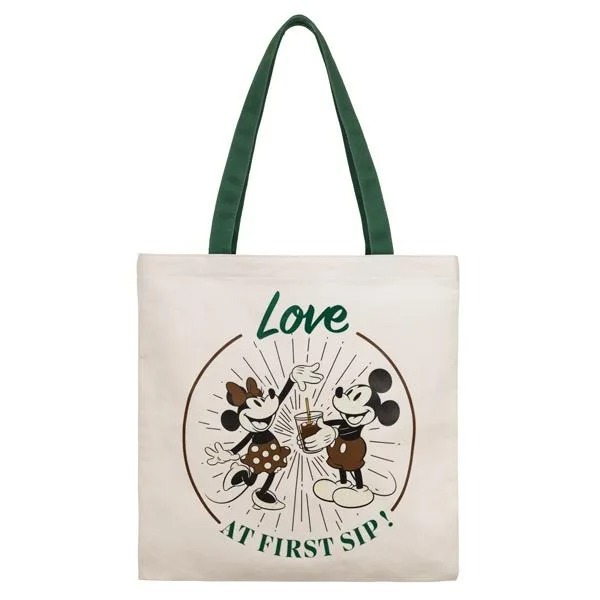 追跡可★台湾スタバ★ディズニー コラボ トートバッグ Love