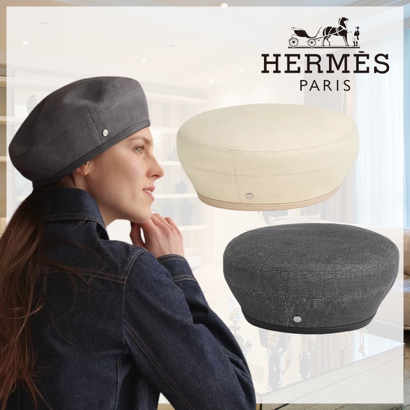 【秋冬の定番】HERMES ベレー 《サントノーレ》