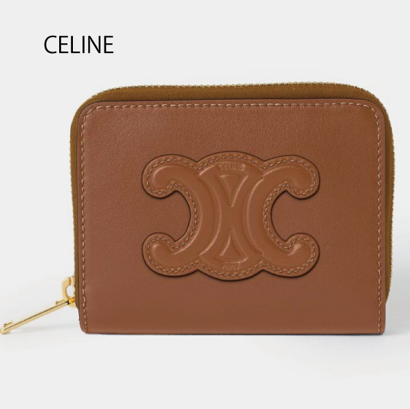 【CELINE】COMPACT CUIR TRIOMPHE ジップウォレット