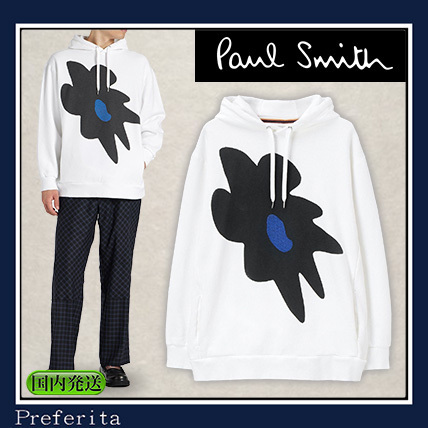 【Paul Smith】パーカー Big Flower ホワイト コットン