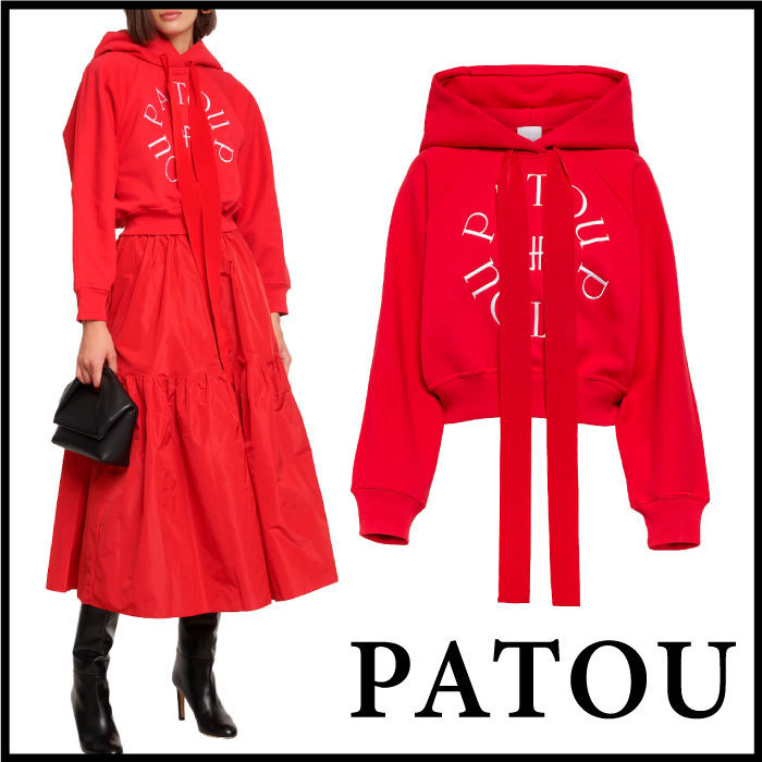 PATOU パトゥパーカー赤