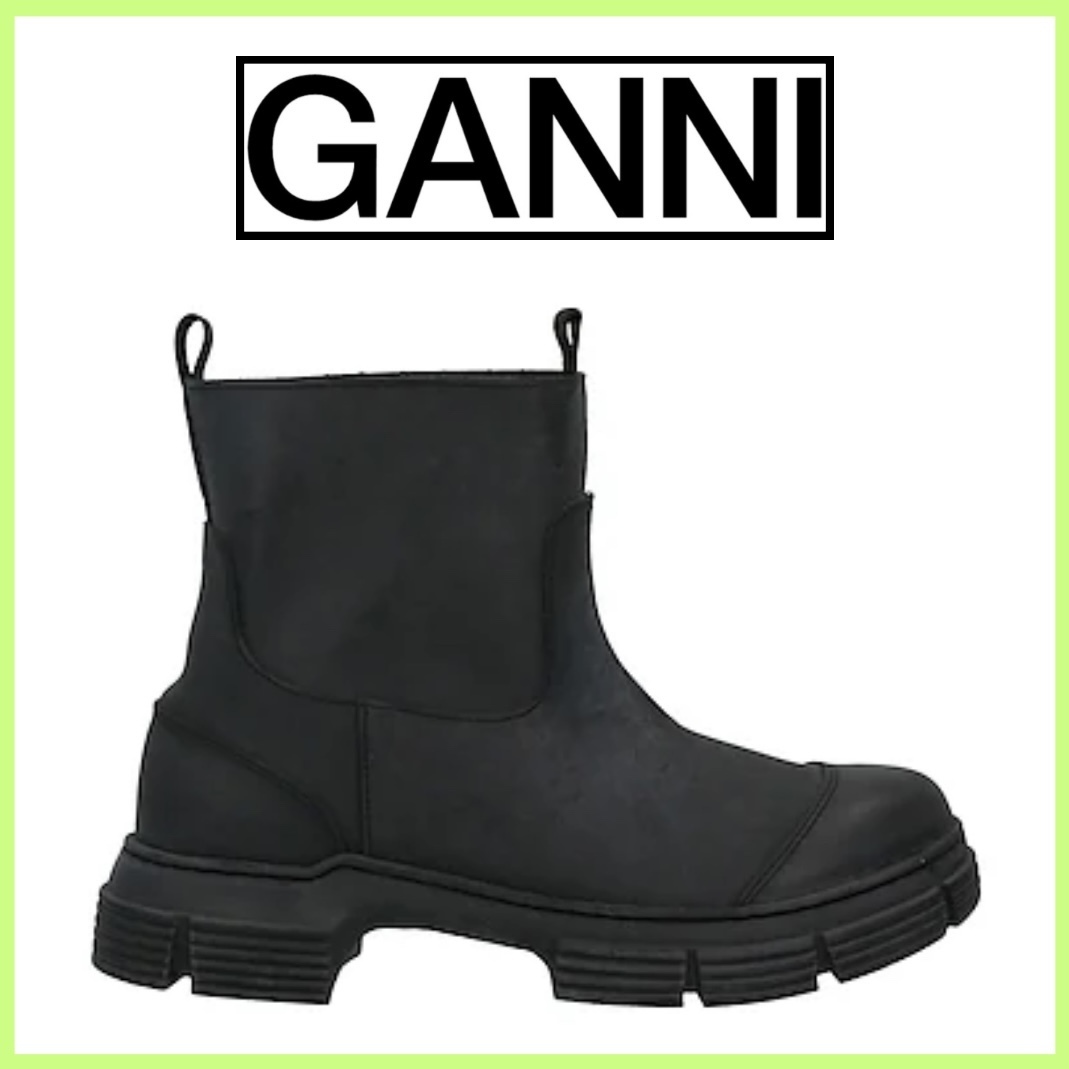 【関税/送料込】◆大人気◆GANNI ラバーショートブーツ