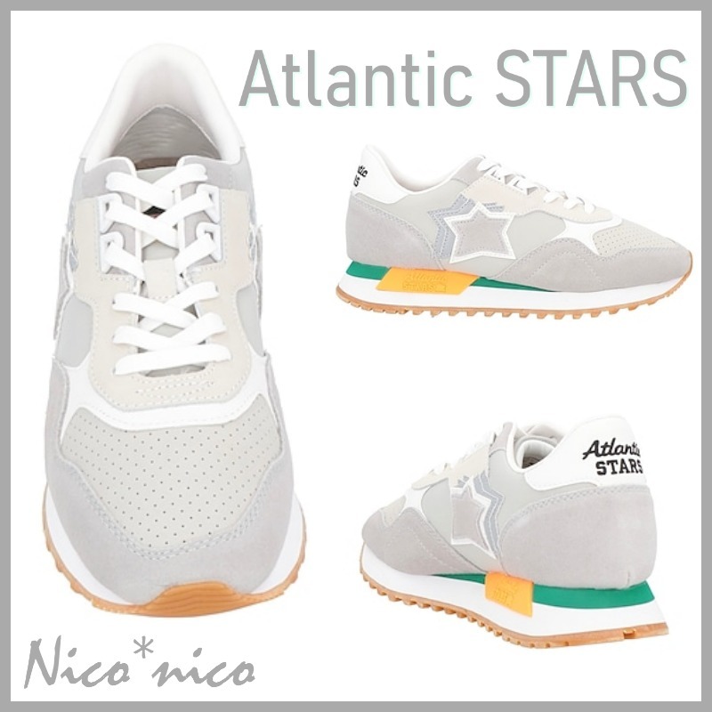 【Atlantic STARS】ロゴ スエード スニーカー *送料/関税込み*