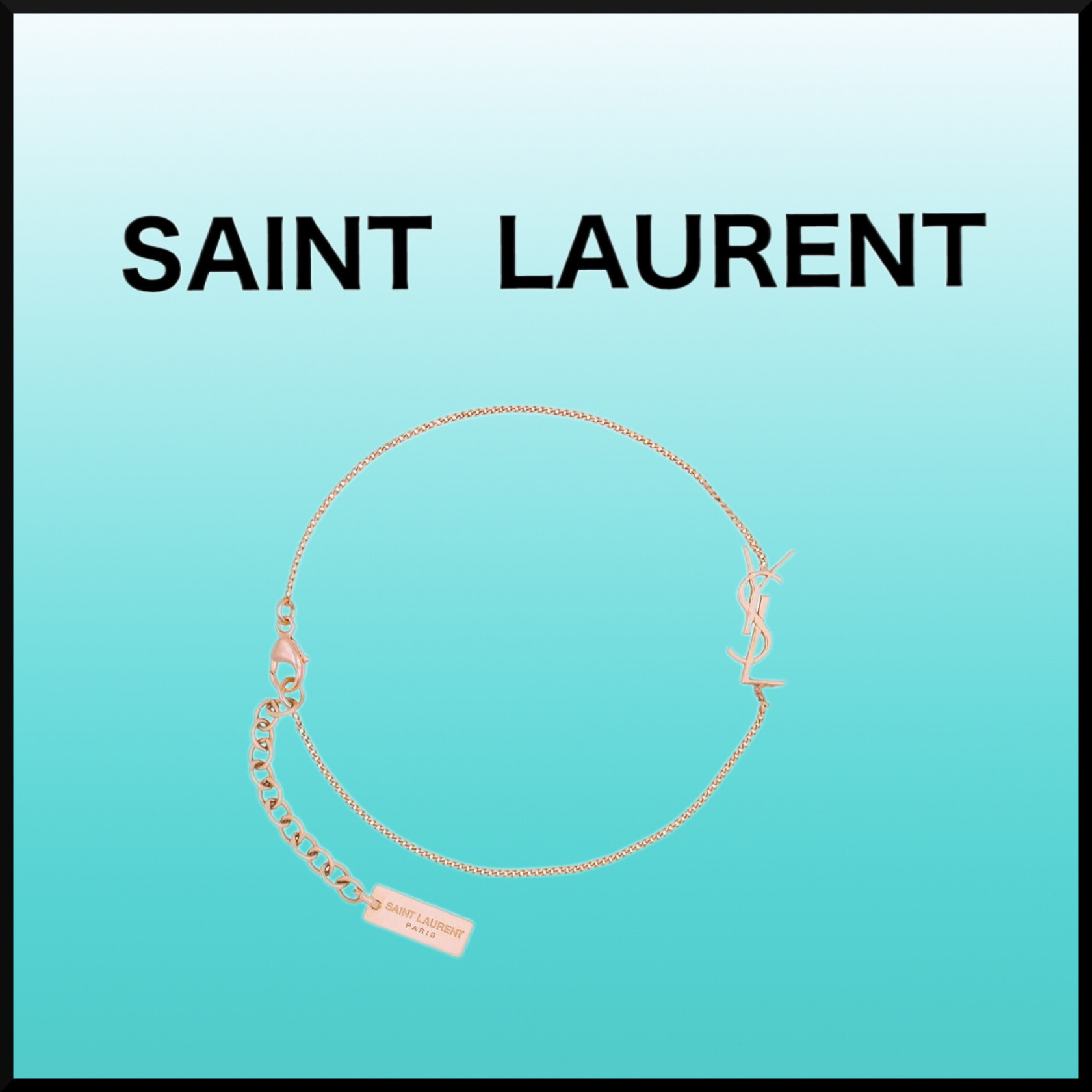 大人気 Saint Laurent オピウム チャームブレスレット ギフト