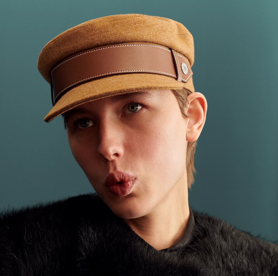□スタイリッシュ【 HERMES 】キャスケット 《サン・マロ》