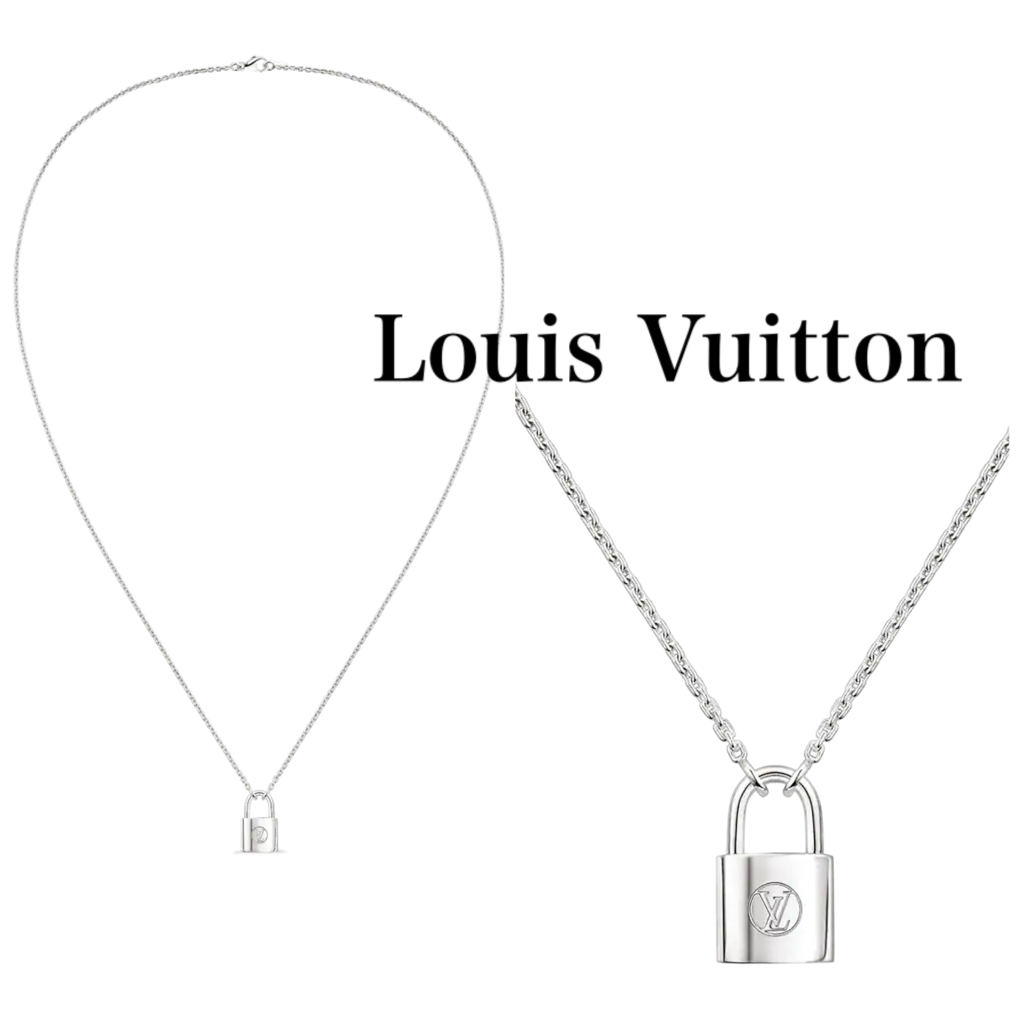 【Louis Vuitton】ネックレス ロックイット シルバー / Lockit