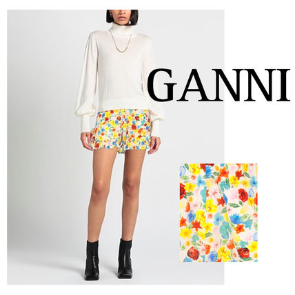 イエロー(黄色)系 Ganni(ガニー) ショートパンツ(レディース) - 海外