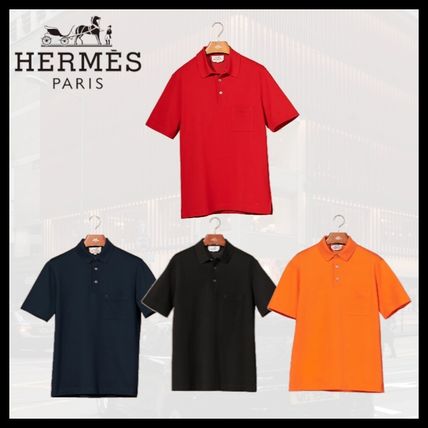 レッド（赤）系 HERMES(エルメス) ポロシャツ(メンズ) - 海外