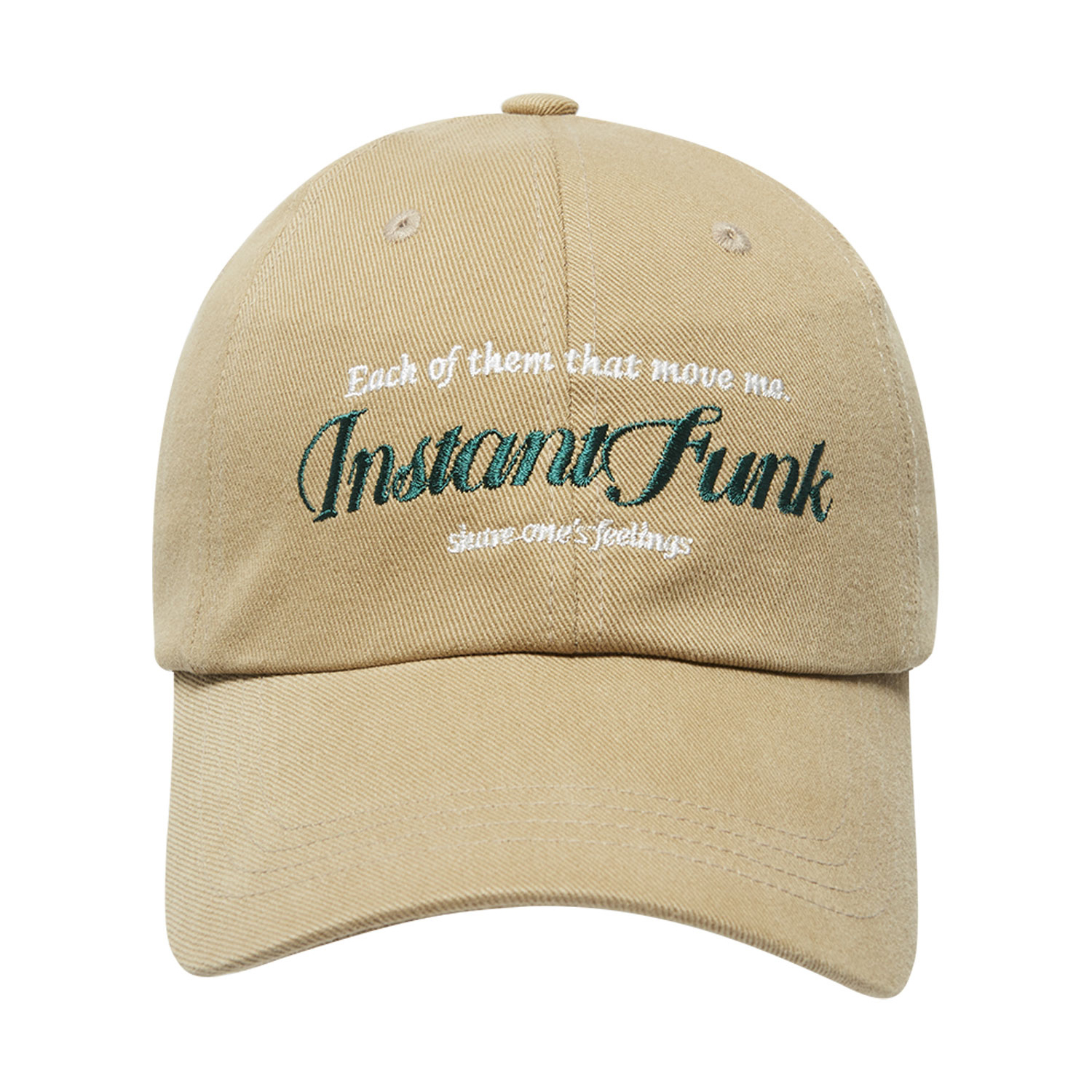 キャップ INSTANTFUNK Cursive needlework baseball cap BMH1528 INSTANTFUNK Cursive needlework baseball cap BMH1528
