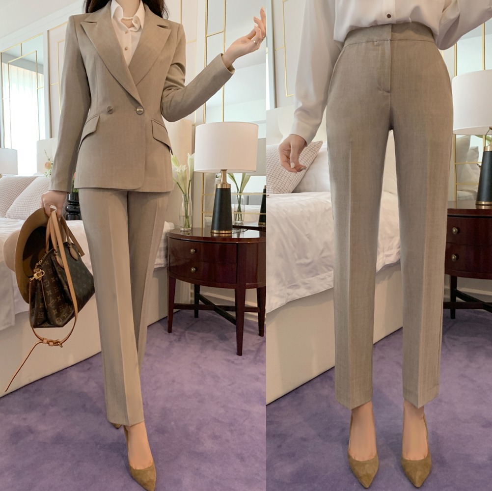 スーツ Premium Anish Double Button Jacket+straight fit slacks Setup