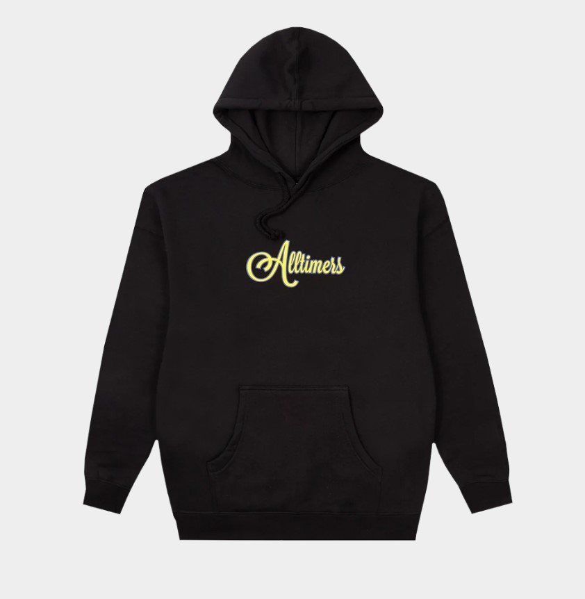 【ALLTIMERS】 SIGNATURE NEEDED HOODY Black