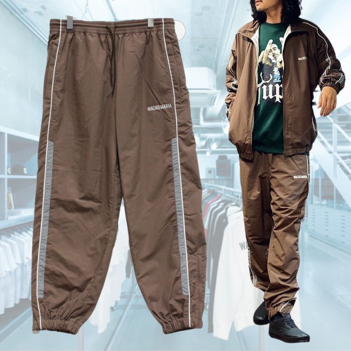 国内発【すぐ届く】WACKO MARIA ナイロン トラックパンツ パンツ