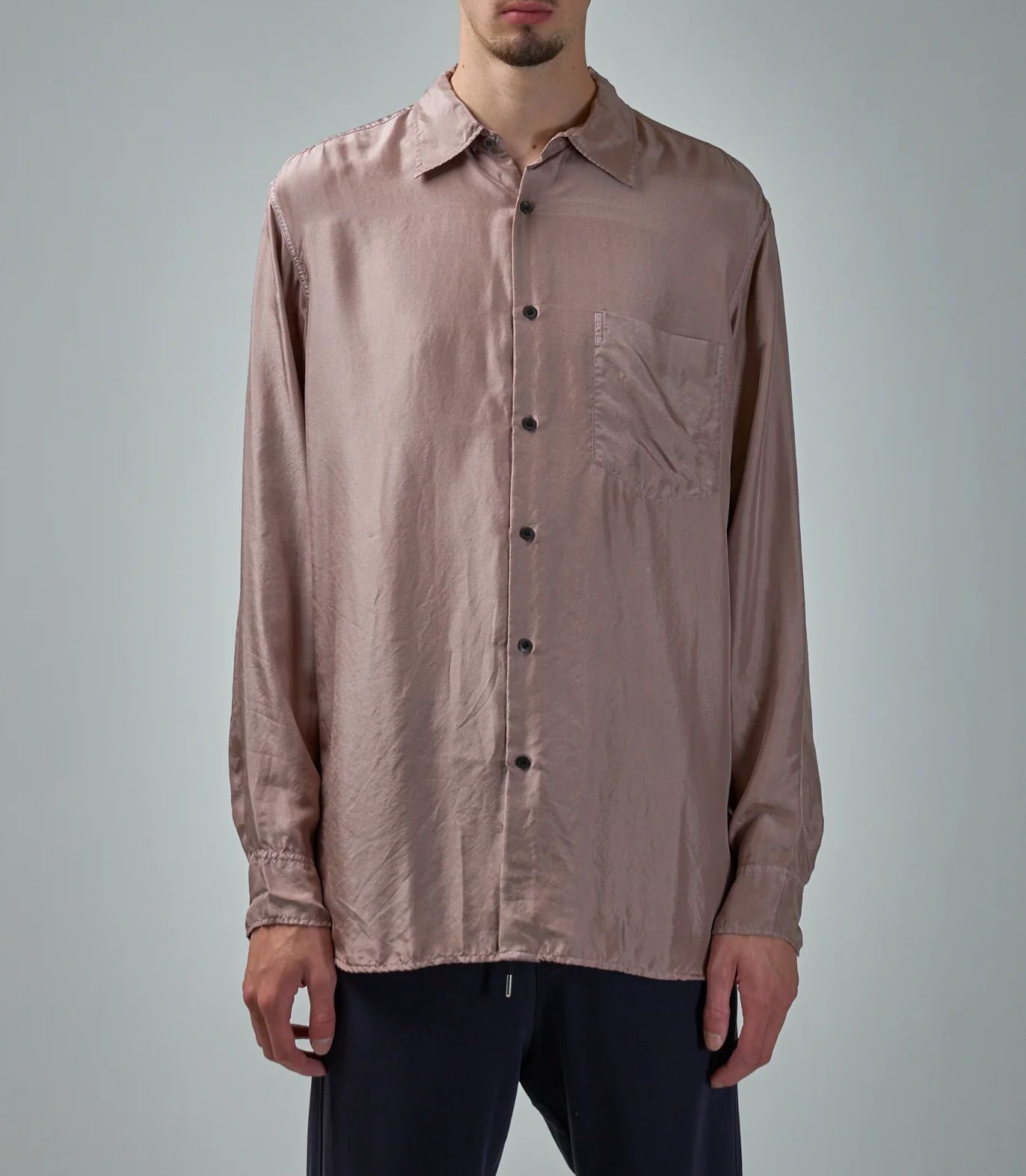 DRIES VAN NOTEN】シルク ルーズフィット シャツ 送料関税込