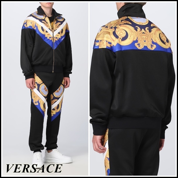 【関税込】VERSACE ヴェルサーチェ◆バロック ジップ ジャケット