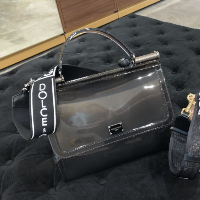D&G直営アウトレット直営店◆ハンドバッグ◆ロゴストラップ付き