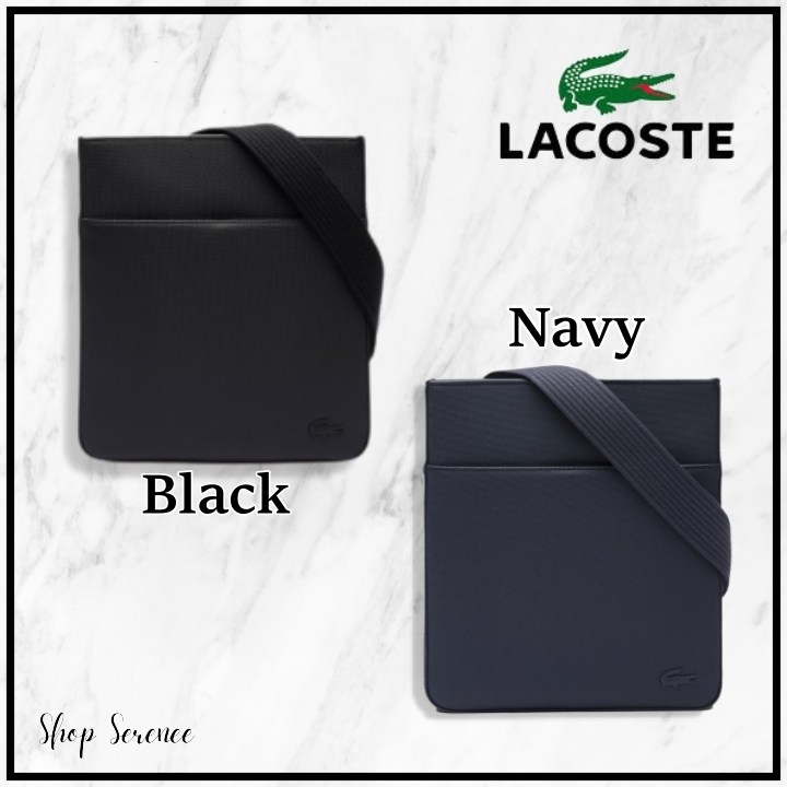 国内発☆関税込【LACOSTE】クロスボディバッグ ロゴ