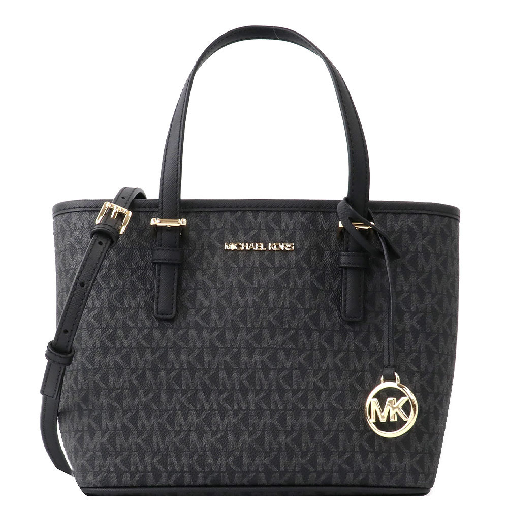 【国内即発】マイケルコース JET SET TRAVEL TZ TOTE BLACK