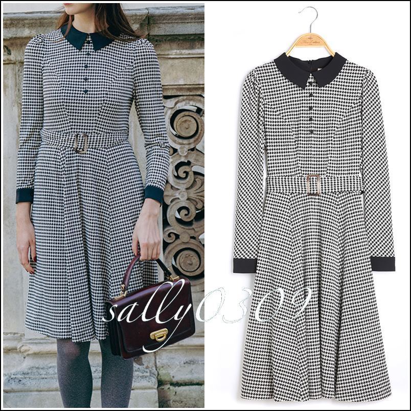 【関税・送料無料】Miss Patina★Wigmore チェック柄 ワンピース