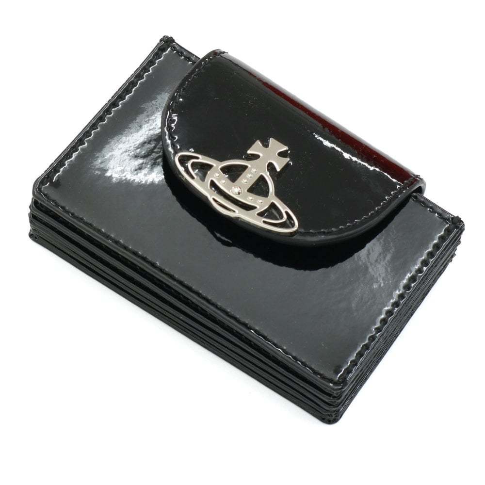 【Vivienne Westwood】ORBロゴ SHINY PATENT カードケース Vivienne Westwood ORBロゴ SHINY PATENT カードケース