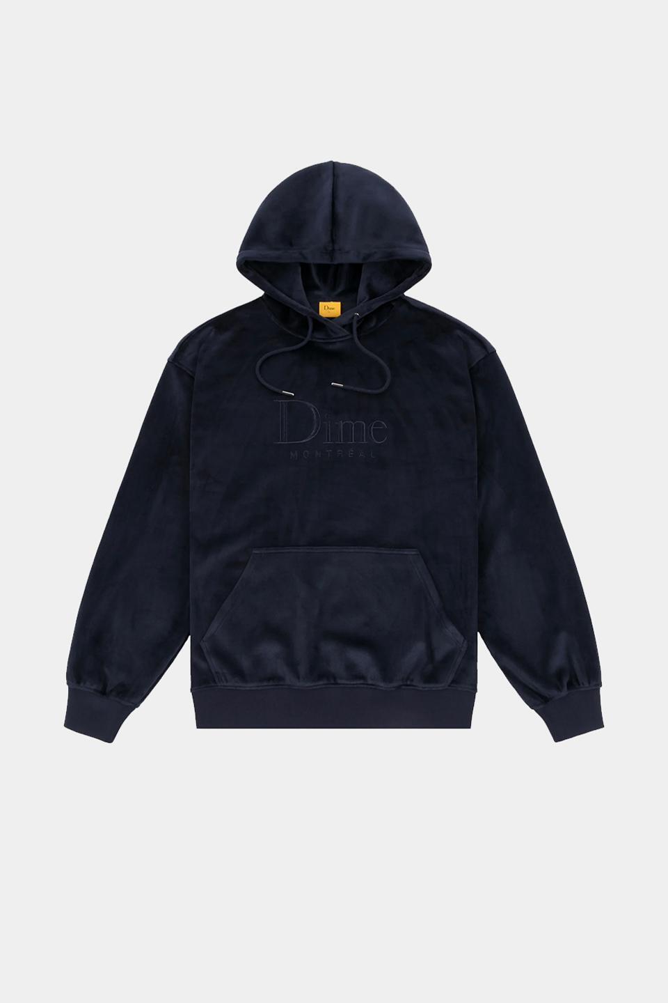 【DIME】 Classic Velour Hoodie / Navy