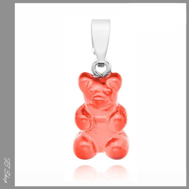 CRYSTAL HAZE ◆ NOSTALGIA BEAR CLASSIC SILVER JELLY RED