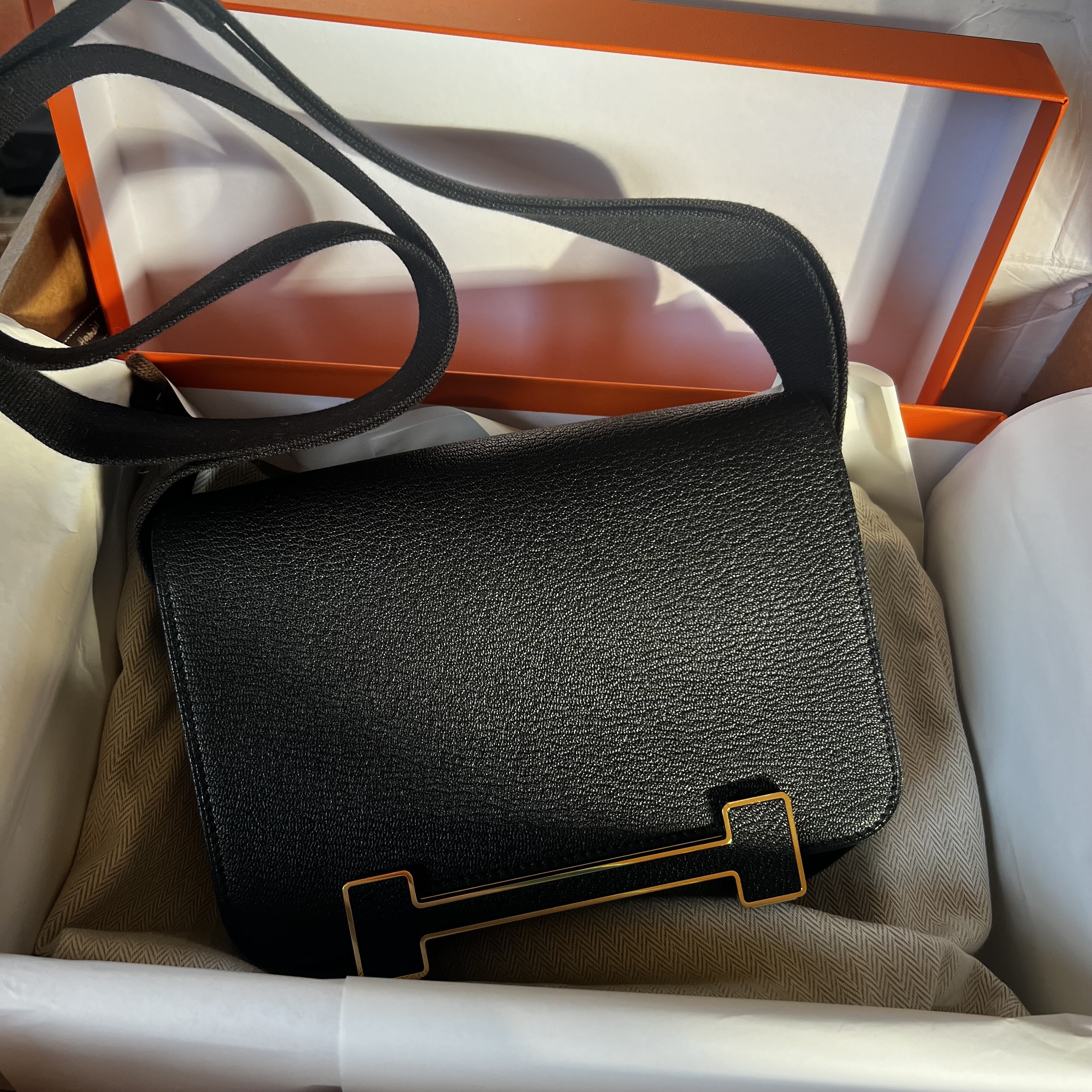 【HERMES】HERMES GETA BAG 直営店買付 ギフト包装