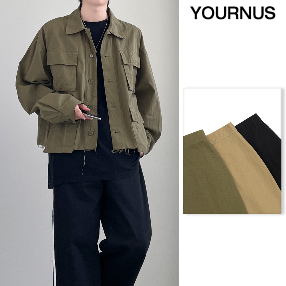 【YOURNUS】Mojave Pocket Crop Jacket