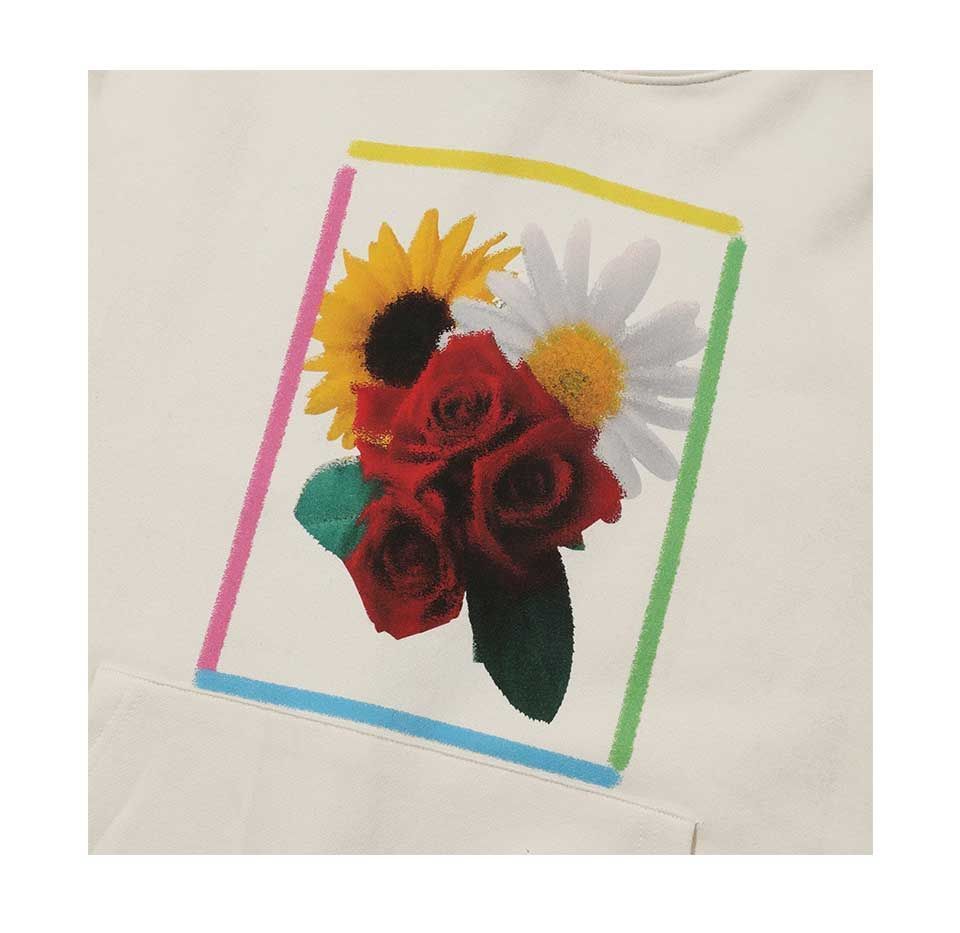 MISTER CHILD★韓国★男女兼用★人気★FRAME FLOWER HOOD 2色 MISTER CHILD☆韓国☆男女兼用☆人気☆FRAME FLOWER HOOD 2色