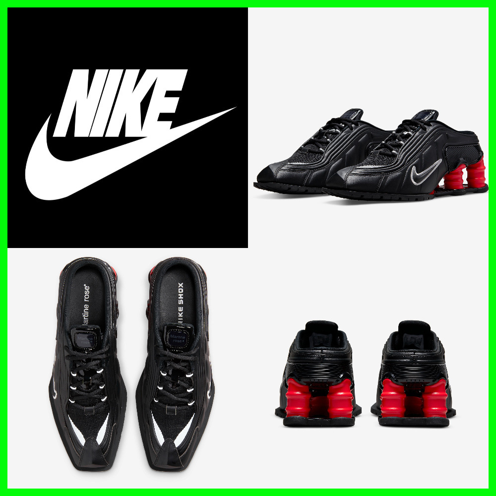 [NIKE]★WS Nike x Martine Rose Shox MR4 Black★